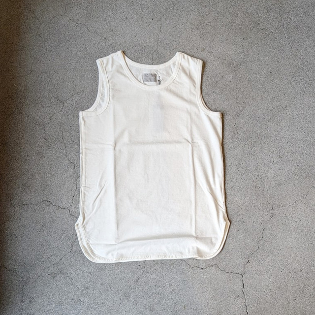 CURLY / CURLY& Co. (カーリー) 261-000422 [ BASIC COTTON TANK TOP ] ベーシック タンクトップ (WHITE) (CHARCOAL) (MINT)