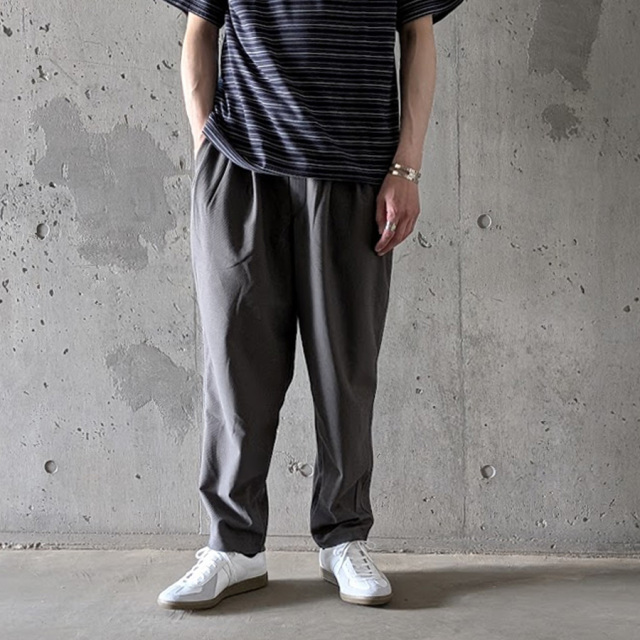 CURLY / CURLY& Co. (カーリー) 261-760225 [ BIRD'S EYE JERSEY EZ PANTS ] バーズアイジャージ イージーパンツ (GRAY)