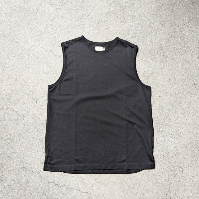 CURLY / CURLY& Co. (カーリー) 262-000623 [ ICE PACK SLEEVELESS TEE ] アイスパック スリーブレス Tシャツ  (WHITE)  (BLACK)