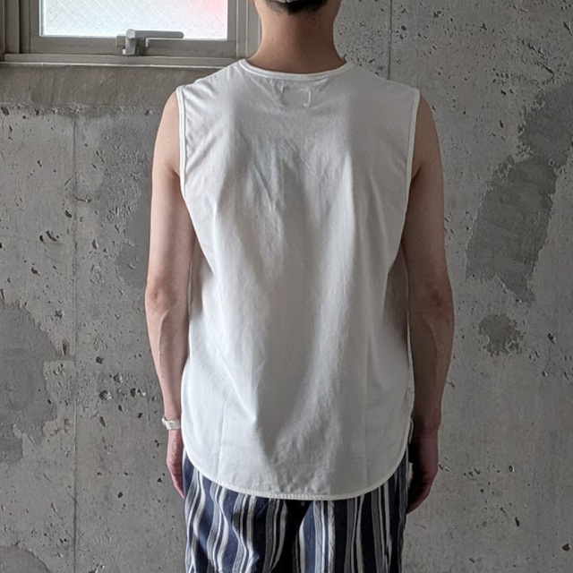 CURLY / CURLY& Co. (カーリー) 262-000623 [ ICE PACK SLEEVELESS TEE ] アイスパック スリーブレス Tシャツ  (WHITE)  (BLACK)