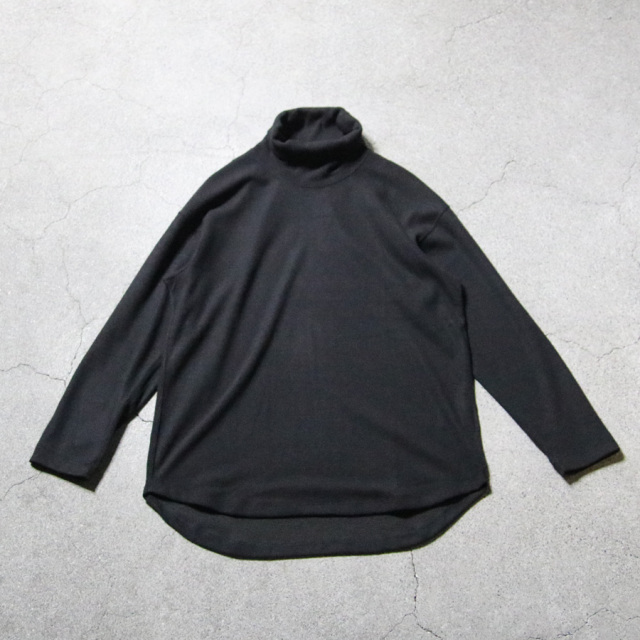 CURLY / CURLY& Co. (カーリー) 253-131113 [ PREMIEREWARM L/S TEE (turtle-neck) ] プレミアウォームジャージー ロングスリーブ Tシャツ (タートルネック) (SAND) (DARK PURPLE) (BLACK)