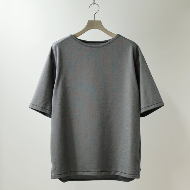 CURLY / CURLY& Co. (カーリー) 261-110414 [ STRIPE SURFKNIT BOAT-NECK TEE ] ストライプサーフニット ボートネックtシャツ (BLUE) (BLACK)