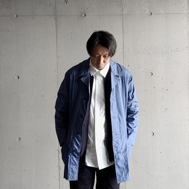 DEAD STOCK MILITARY (デッドストック ミリタリー) ITALIAN ARMY HOSPITAL WORK JACKET / イタリア軍 ホスピタル ワークジャケット / ミリタリーウエア コーディネート / 40代ファッションベーシック / 50代ファッションベーシック