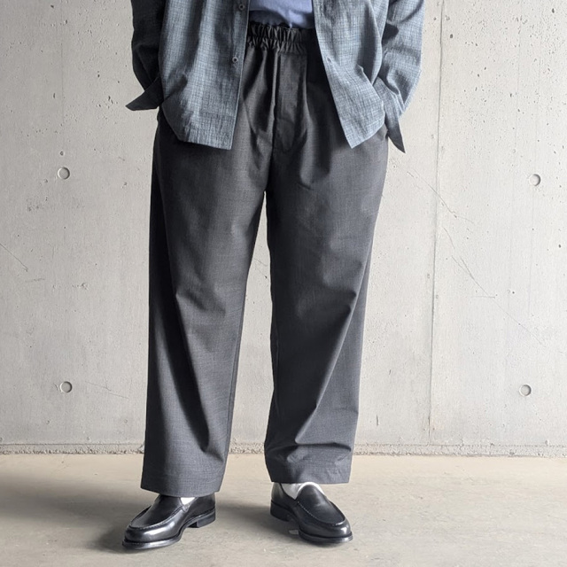 EEL PRODUCTS (イール プロダクツ) E-26204 [COOK PANTS/クックパンツ] サマーウールイージーパンツ (M.GRAY)