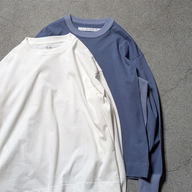 EEL PRODUCTS (イール プロダクツ) E-26504 [LIBER TEE (L/S)/リバティー] (13/NATURAL) (25/BLUE)