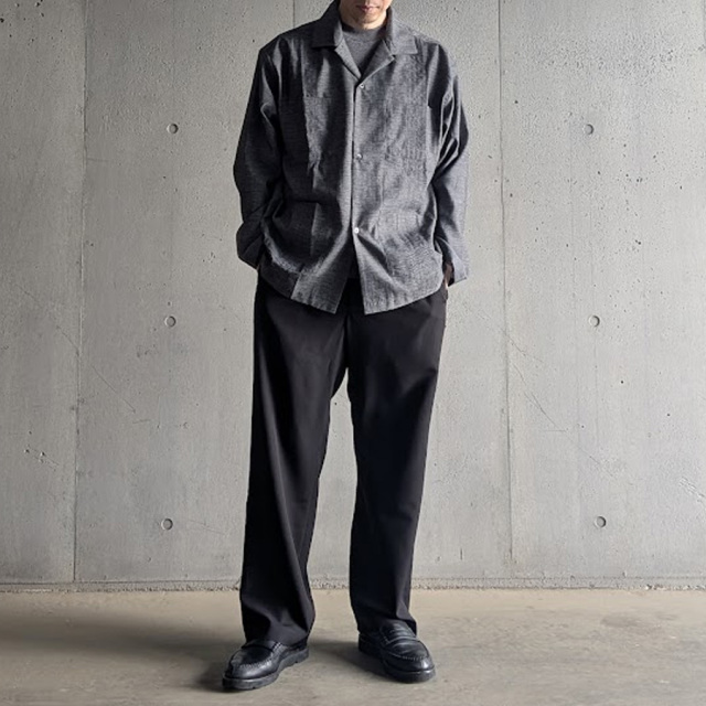 EEL PRODUCTS (イール プロダクツ) E-26409 [ MARCHING SHIRTS / マーチングシャツ]  オープンカラーシャツジャケット (F.GRAY)