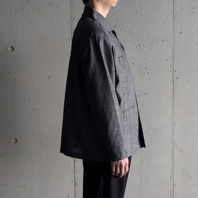 EEL PRODUCTS (イール プロダクツ) E-26409 [ MARCHING SHIRTS / マーチングシャツ]  オープンカラーシャツジャケット (F.GRAY)