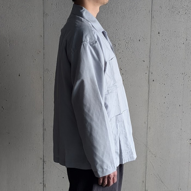 EEL PRODUCTS (イール プロダクツ) E-26409 [ MARCHING SHIRTS / マーチングシャツ]  オープンカラーシャツジャケット (SAX)