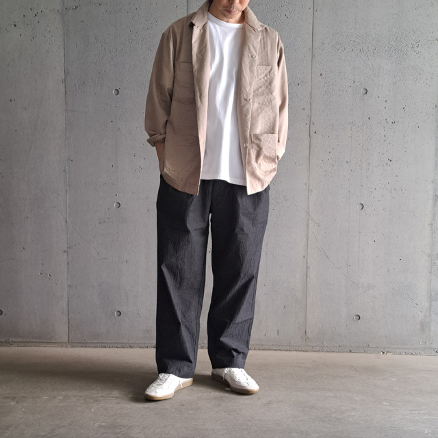 EEL PRODUCTS (イール プロダクツ) E-25102 [ MARCHING SHIRTS / マーチングシャツ]  オープンカラーシャツジャケット (BEIGE)