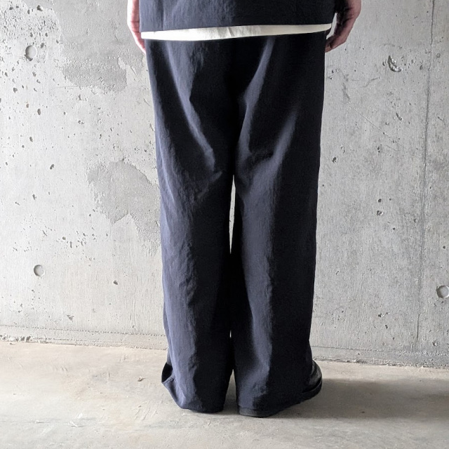 FLISTFIA(フリストフィア) RL01016 [Loose Fit Easy Trousers] ルーズフィットイージートラウザーズ  (ModernNavy) (GreyishBlue)