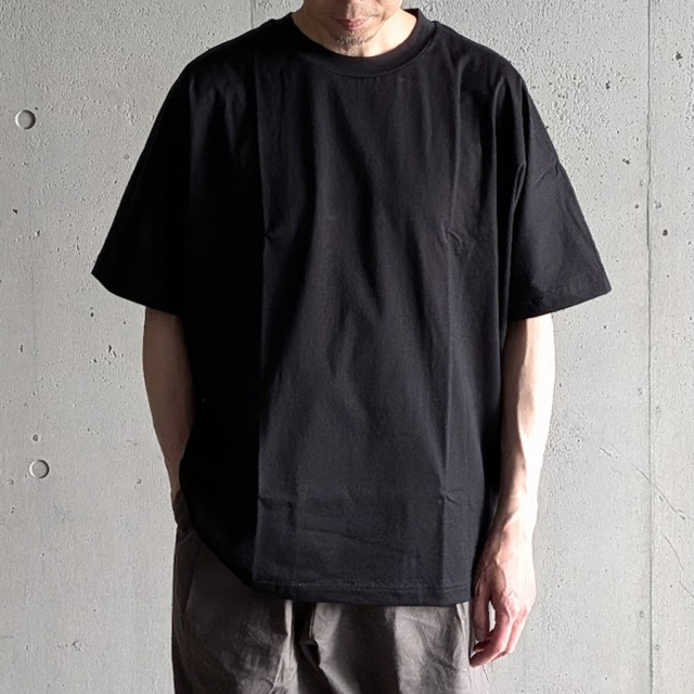 GICIPI ( ジチピ ) 2606P / MERLUZZO（メルルッーツ）/ クルーネック リラックスフィット ドルマンスリーブTシャツ (Bianco/WHITE) (Nero/BLACK)(Pergamena/GREIGE)
