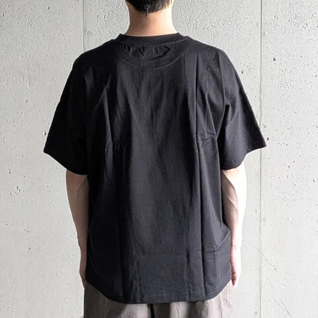 GICIPI ( ジチピ ) 2606P / MERLUZZO（メルルッーツ）/ クルーネック リラックスフィット ドルマンスリーブTシャツ (Bianco/WHITE) (Nero/BLACK)(Pergamena/GREIGE)