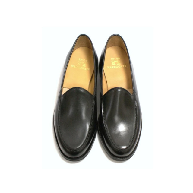 HARROGATE(ハロゲイト)  [ BARBICAN ]  ベネチアンローファー / バンプローファー (BLACK)