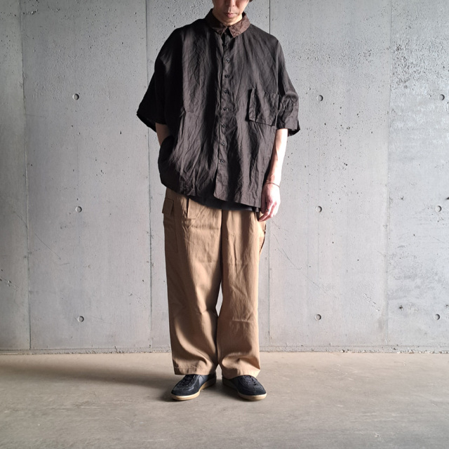 KLASICA (クラシカ) [SUD]  / 60/1 HIGH TWISETED DRY COTTON FRAISE / STANDARD TANK TOP (CHARCOAL) (BLACK)
/ スタンダードタンクトップ