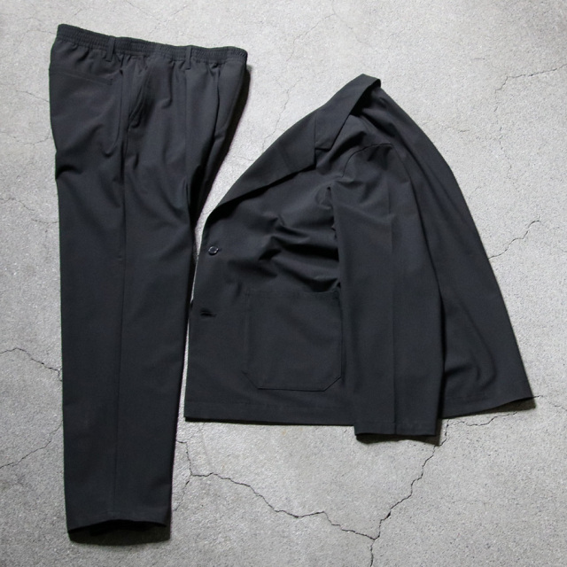 LAMOND (ラモンド) LM-P-126-PR [STRETCH EASY TROUSERS/SET UP] ストレッチ イージートラウザーズ (BLACK)