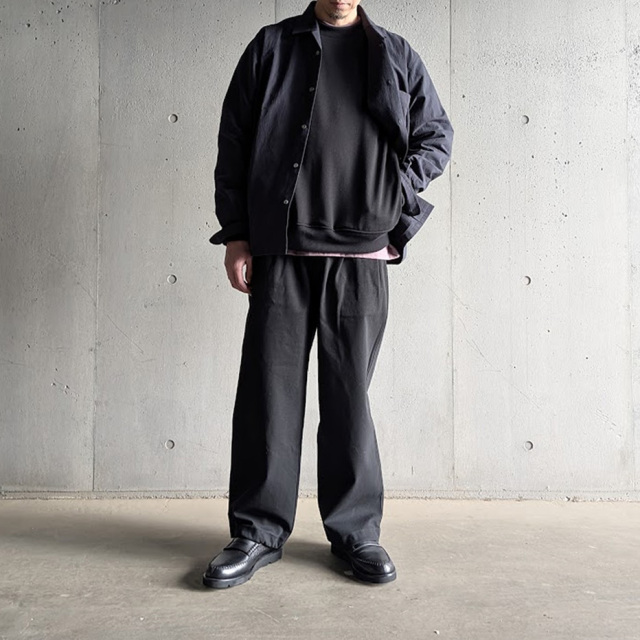 LAMOND (ラモンド) LM-S-097-LI [ COTTON/LINEN WASHER JACKET ] コットン/リネン ワッシャー シャツ ジャケット (SUMIKURO) (SAX GRAY)