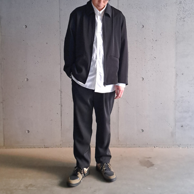 LAMOND (ラモンド) LM-P-123 [TWILL TWIST PANTS] ツイルツイスト パンツ (BLACK)
