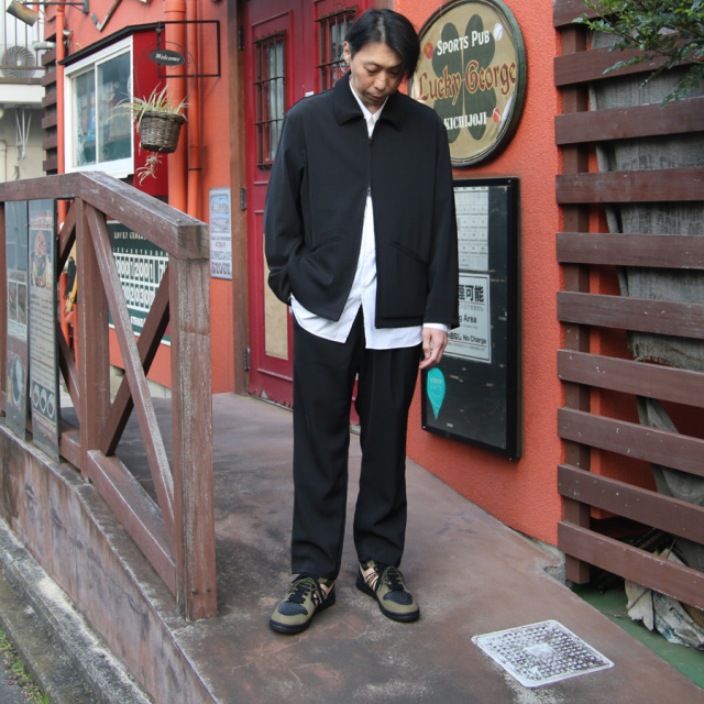 LAMOND (ラモンド) LM-P-123 [TWILL TWIST PANTS] ツイルツイスト パンツ (BLACK)