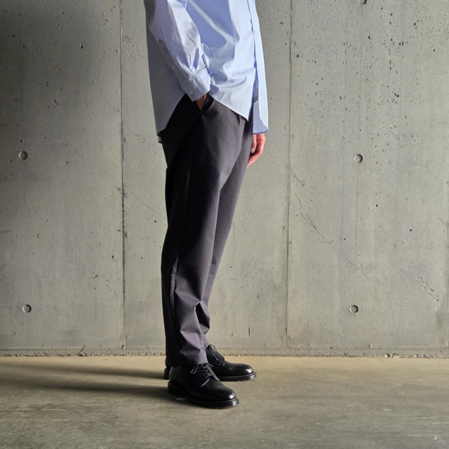 LAMOND (ラモンド) LM-P-122 [ PONTE RELAX PANTS ] ハイゲージストレッチポンチジャージー リラックスパンツ (BLACK) (CHARCOAL)