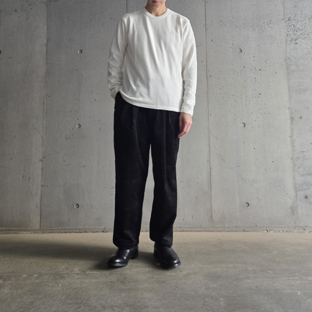 Re made in tokyo japan　(アールイーメイドイントウキョウジャパン) 3123A-PI  [ PERFECT INNER THERMAL CREW NECK ] パーフェクトインナー サーマル クルーネック L/Sカットソー (WHITE)(BLACK)(CHARCOAL)(NAVY)