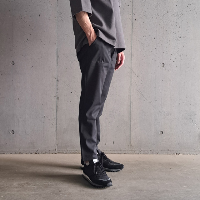 Re made in tokyo japan (アールイーメイドイントウキョウジャパン) 1124S-BT [ Ramie Solotex Twill Tuck PTS ] ラミーソロテックスツイル タックパンツ (BLACK)(NAVY) 