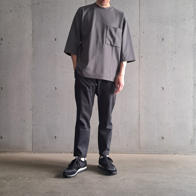 Re made in tokyo japan (アールイーメイドイントウキョウジャパン) 1124S-BT [ Ramie Solotex Twill Tuck PTS ] ラミーソロテックスツイル タックパンツ (BLACK)(NAVY) 
