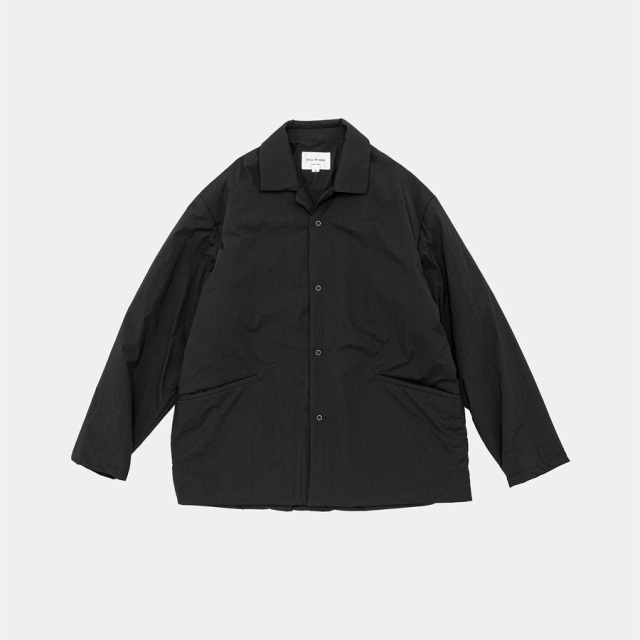 STILL BY HAND (スティルバイハンド)  [ BL01254 ] THINSULATE PADED SHIRTS BLOUSON /シンサレートパデッドシャツブルゾン (BLACK) (GREIGE)