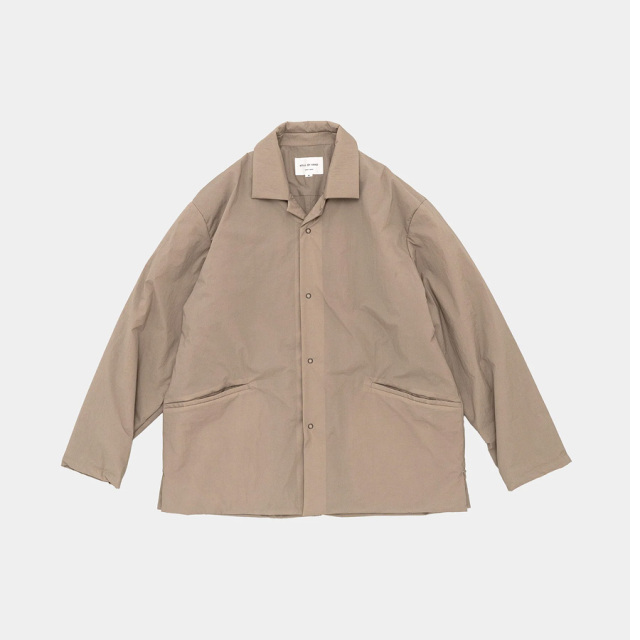 STILL BY HAND (スティルバイハンド)  [ BL01254 ] THINSULATE PADED SHIRTS BLOUSON /シンサレートパデッドシャツブルゾン (BLACK) (GREIGE)