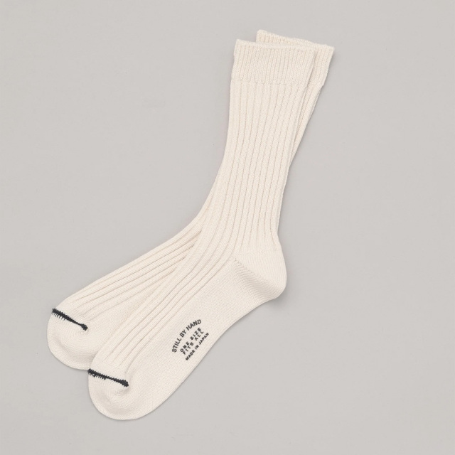 STILL BY HAND (スティルバイハンド)  [ GD07251 ]  BMP COTTON SOCKS / コットンソックス (GREY) (OFF WHITE) (WHITE)  (BLUE CHARCOAL)  (BLUE)  (DARK NAVY)  (BLACK)  シーズンレスで着用可