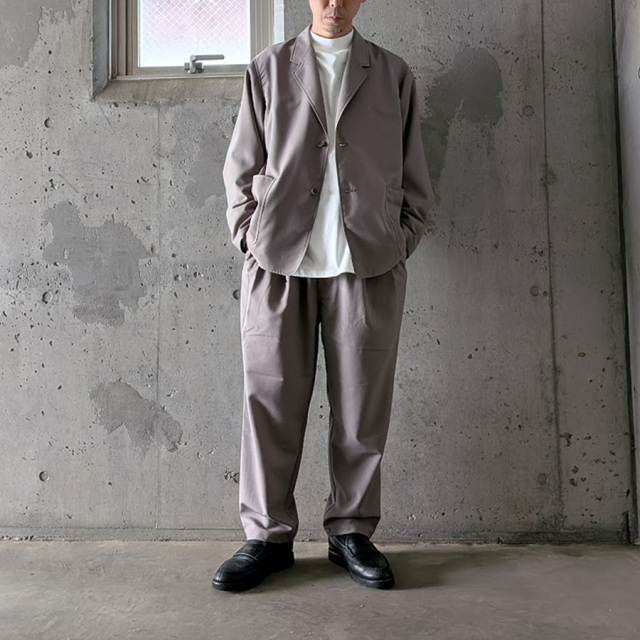 STILL BY HAND (スティルバイハンド)  [ PT01263 ]  Relaxed 2Pleut Pants / 1リラックス2プリーツイージースラックス (GREIGE)