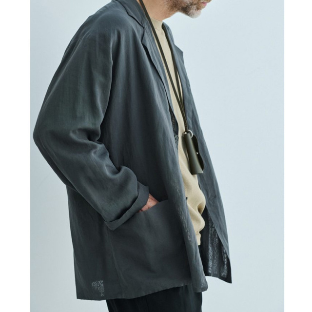 STILL BY HAND (スティルバイハンド) [JK01261] Airy 2B jacket / エアリー2Bジャケット (SLATE GREY)