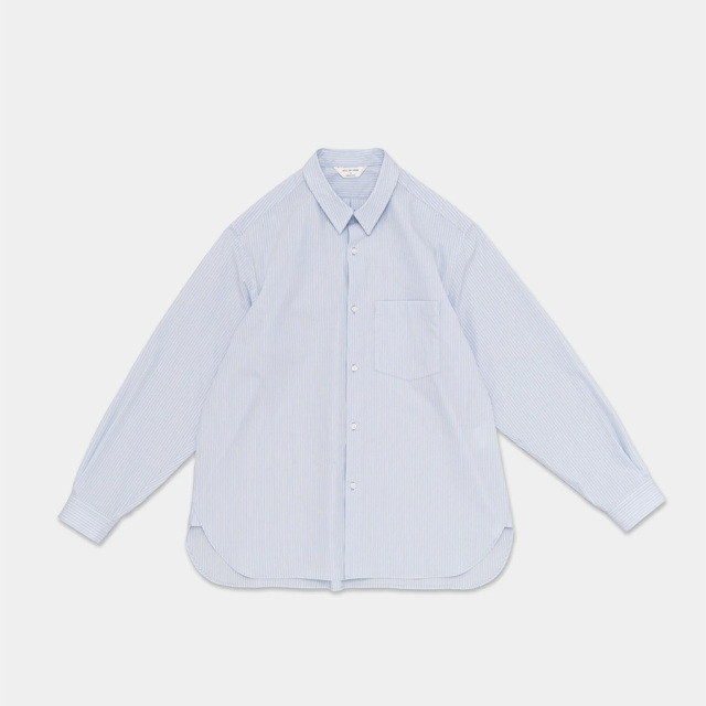 STILL BY HAND (スティルバイハンド)  [ SH00221 ] Regular collar shirt 先染め レギュラーカラーシャツ (BLUE STRIPE) (GREY STRIPE) (WHITE)
