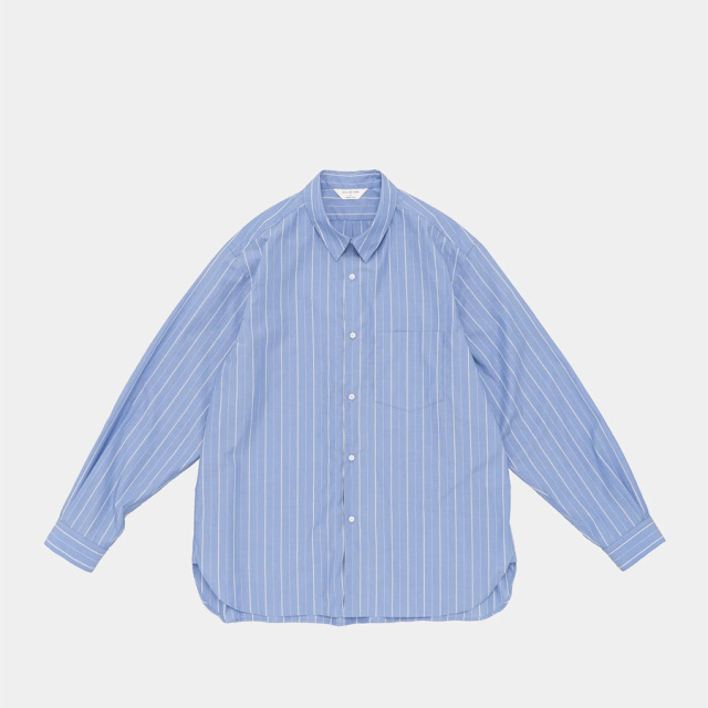 STILL BY HAND (スティルバイハンド)  [ SH00221 ] Regular collar shirt 先染め レギュラーカラーシャツ (BLUE STRIPE) (NAVY STRIPE) (WHITE)