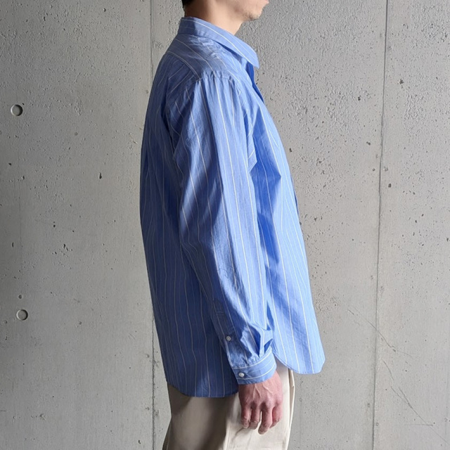 STILL BY HAND (スティルバイハンド)  [ SH00221 ] Regular collar shirt 先染め レギュラーカラーシャツ (BLUE STRIPE) (NAVY STRIPE) (WHITE)