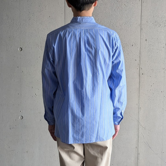STILL BY HAND (スティルバイハンド)  [ SH00221 ] Regular collar shirt 先染め レギュラーカラーシャツ (BLUE STRIPE) (NAVY STRIPE) (WHITE)