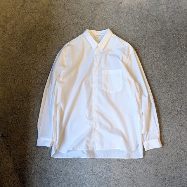 STILL BY HAND (スティルバイハンド)  [ SH00221 ] Regular collar shirt 先染め レギュラーカラーシャツ (BLUE STRIPE) (WHITE STRIPE) (WHITE)