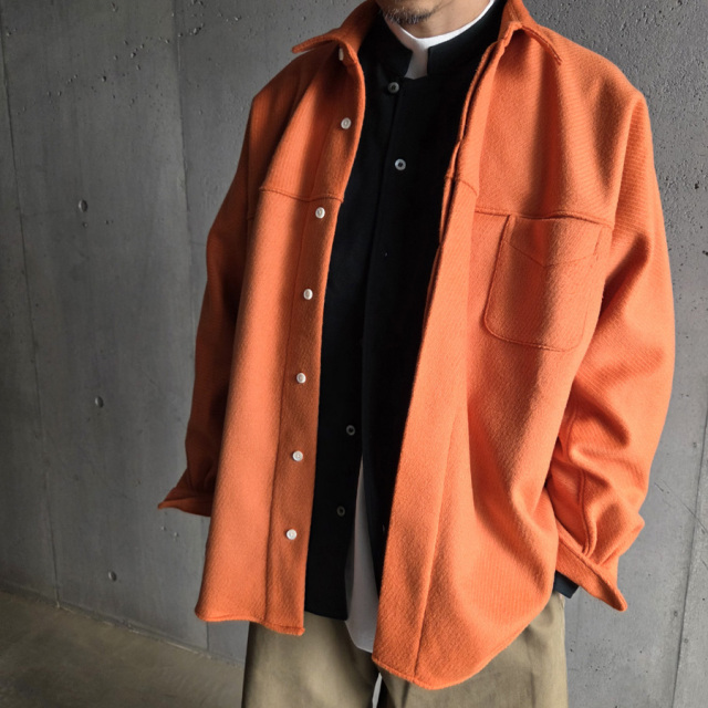 SUNNY ELEMENT (サニーエレメント) [ Airfield Shirt ]　エアーフィールドシャツ (ORANGE)