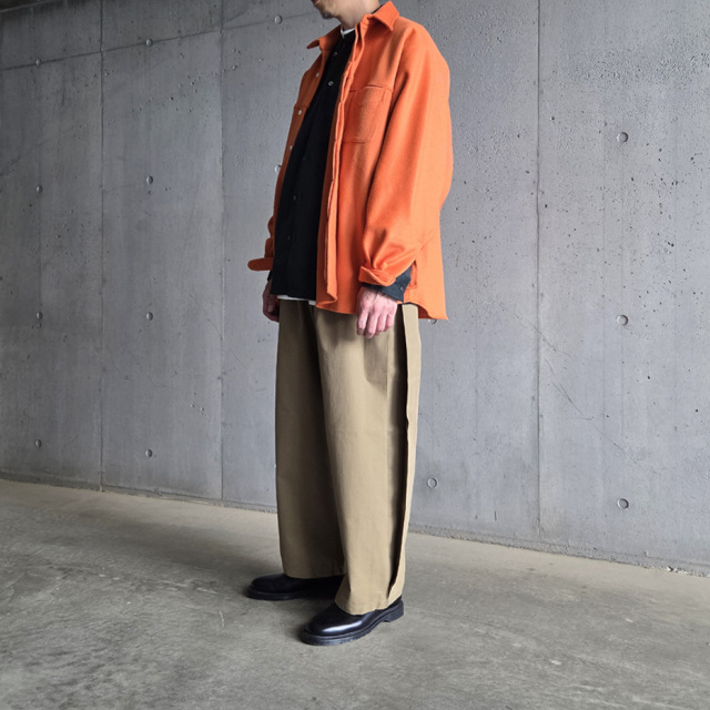 SUNNY ELEMENT (サニーエレメント) [ Airfield Shirt ]　エアーフィールドシャツ (ORANGE)