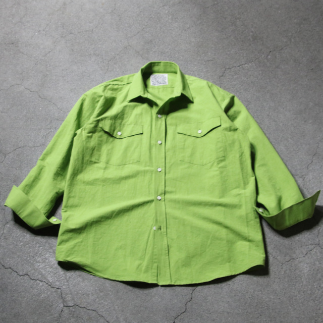 SUNNY ELEMENT (サニーエレメント) [ Countory Shirt ]　カントリーシャツ (GREEN)