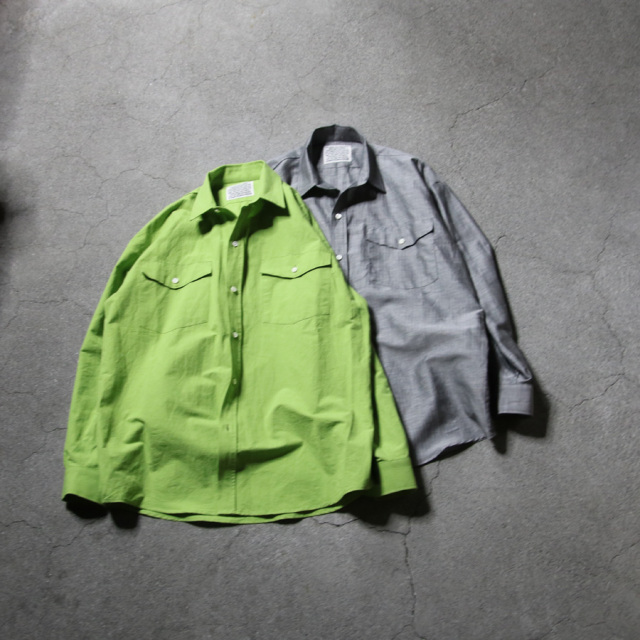SUNNY ELEMENT (サニーエレメント) [ Countory Shirt ]　カントリーシャツ (GREEN)