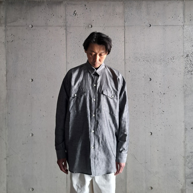 SUNNY ELEMENT (サニーエレメント) [ Countory Shirt ]　カントリーシャツ (GRAY)