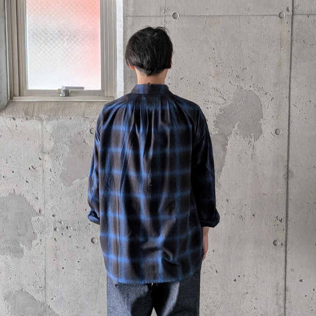SUNNY ELEMENT (サニーエレメント) [ SLEEPING SHIRTS 3/4 ]　スリーピングシャツ 3/4 (BLACK/BLUE CHECK)