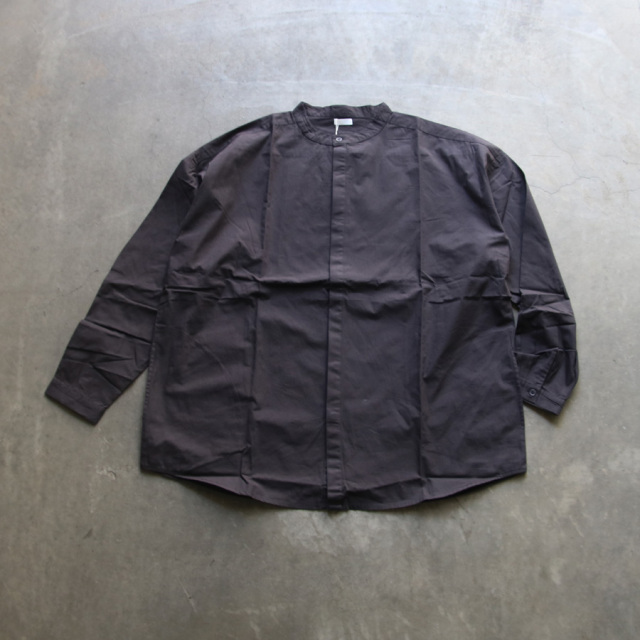 SEEALL (シーオール) [ EXTRA OVER BAND COLLAR SHIRTS ]  エクストラオーバー バンドカラー バンドカラーシャツ (WHITE)(BLACK)(MILITARY OLIVE)