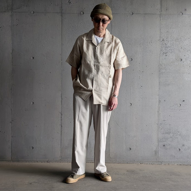 NIGEL  CABOURN (ナイジェルケーボン)  [MAINE LINE]  80520066010 [BEANIE COTTON] コットンニットキャップ (BEIGE) (NAVY) (GREEN)