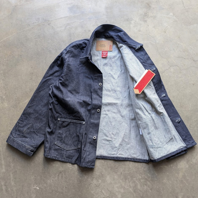 SKEWed （スキュー） [ WW2 CHOA JACKET (WR) ]  WW2 チョアジャケット/カバーオール (BLUE RINSE)