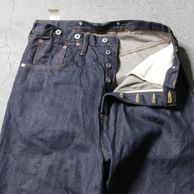 SKEWed （スキュー） [ 201/ ONE POCKET PANTS (LV) ]  5ポケットデニムパンツ (BLUE RINSE)