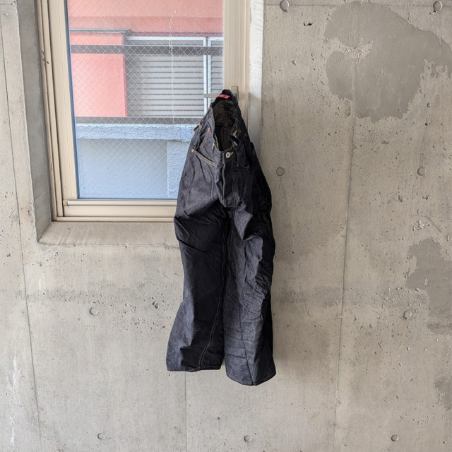 SKEWed （スキュー） [ 201/ ONE POCKET PANTS (LV) ]  5ポケットデニムパンツ (BLUE RINSE)