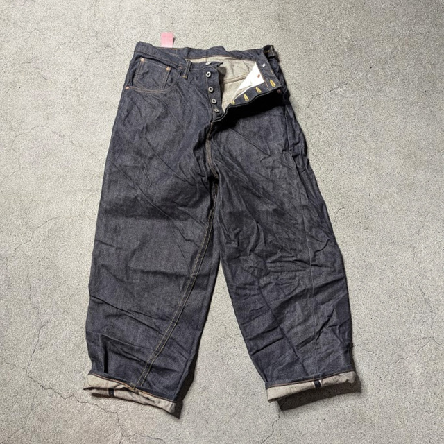 SKEWed （スキュー） [ 201/ ONE POCKET PANTS (LV) ]  5ポケットデニムパンツ (BLUE RINSE)
