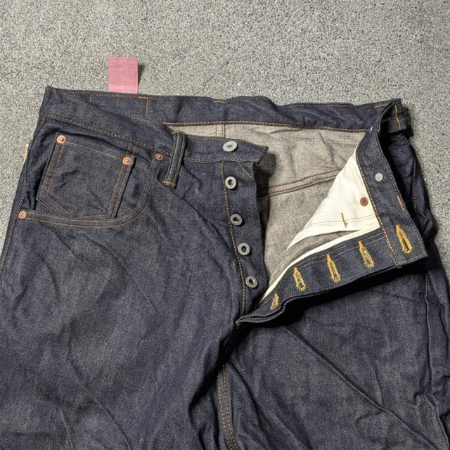 SKEWed （スキュー） [ 201/ ONE POCKET PANTS (LV) ]  5ポケットデニムパンツ (BLUE RINSE)