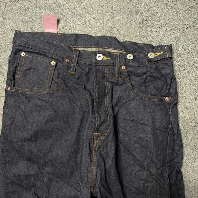 SKEWed （スキュー） [ 201/ ONE POCKET PANTS (LV) ]  5ポケットデニムパンツ (BLUE RINSE)